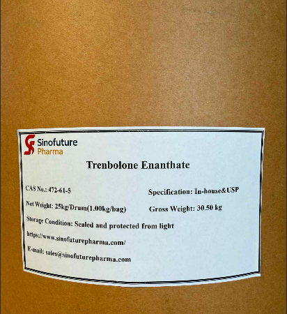 Suprepharmagroup Hersteller und Lieferant – Testosteron-Enanthate (CAS 315-37-7), API in Pharmaqualität mit stabilem Weltmarktpreis von 420 USD/kg–480/kg. Kilogrammpreis 480 USD/kg, 100 kg Massenpreis 460 USD/kg.